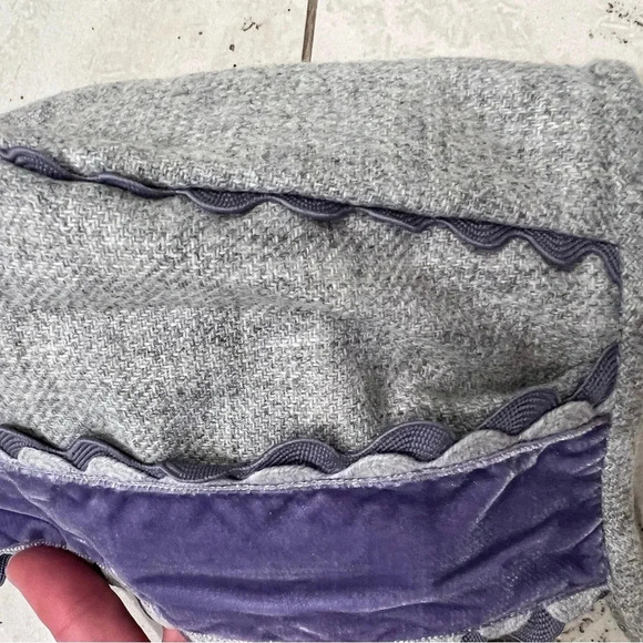 Baby Bonnet with Lavender RicRac - Picture 8 of 10